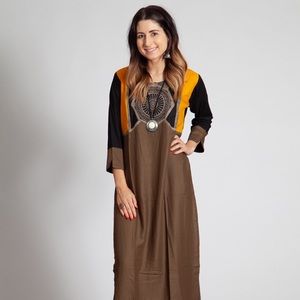 Indian style kurti top with 3/4th sleeves